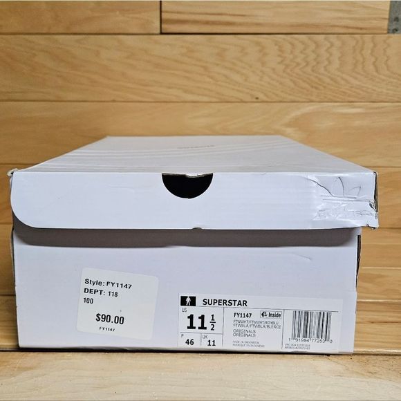 Adidas Superstar Olympic Pack White Blue Red Mens Shoe Sneaker FY1147 - Picture 13 of 14